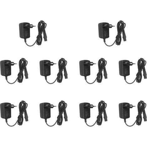 10X Chargeur de Rasoir pour ÉLectrique 12V de Remplacement Du Cordon D'Alimentation pour la SéRie Z20 Z30 Z4 de Beard pour les ModèLes 380 4775 190 360 1775 Prise EuropéEnne (1/5)