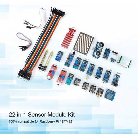 Kit de module de capteurs 22 en 1 pour débutants : apprentissage des capteurs IoT pour Arduino et Raspberry Pi (1/5)