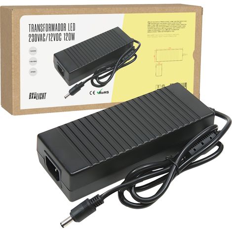 LED-Transformator 230VAC/12VDC 120W 10A IP20 [BX3-P-120] (1/2)