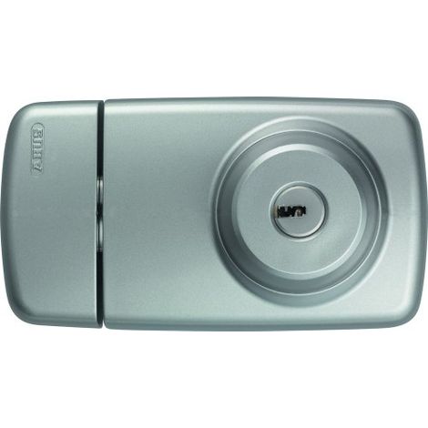 ABUS 532726 - Serratura supplementare per porta 7025 S, con cilindri esterno e interno, colore: Argentato (1/4)