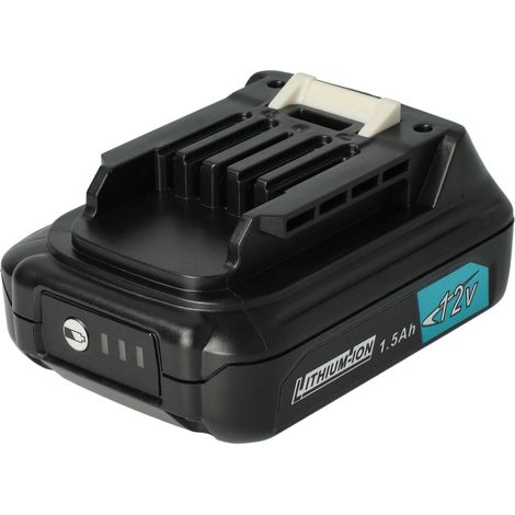 vhbw Battery Replacement for Makita BL1020B, BL1020B-2, BL1021, BL1021B, BL1021B-2, BL1040 for Electric Power Tools (1500mAh Li-Ion 12V)