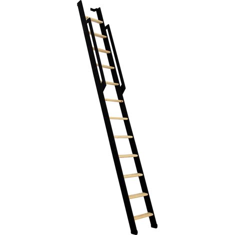 Minka Wangentreppe Strong 290cm max. Geschosshöhe Fichte schwarz