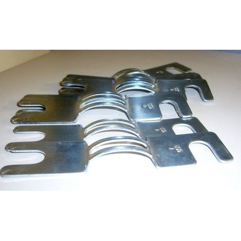 KIT 10 FUSIBILI 300A  CARICABATTERIA AVVIATORI ORIGINALI TELWIN 802129 (1/2)