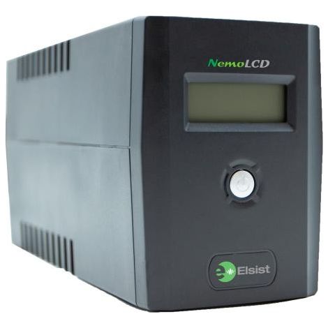 Elsist NemoLCD 65 gruppo di continuità (UPS) A linea interattiva 0,65 kVA 240 W 2 presa(e) AC