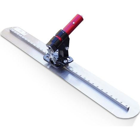 Lisseuse en acier 91x12cm – Finition professionnelle pour béton imprimé et traditionnel – Attache Rock-It pour confort d'utilisation – Marshalltown