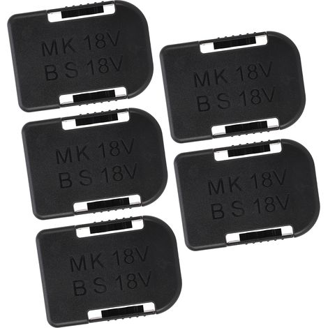 5er-Set Lithium-Batteriehalter, breite Kompatibilität, 18V-Batteriehalterung für BL1815, BL1820, BL1830 (1/5)