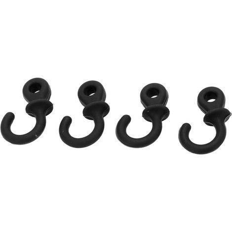 4Pcs Silencieux de Corde d'Arc pour Arc à Poulies, Réducteur de Vibration et Stabilisateur pour Entraînement Extérieur - Noir (1/5)