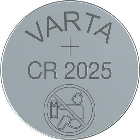 Varta Confezione da 5 CR 2025 Batteria a Bottone Litio