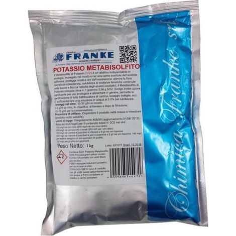 Metabisolfito di Potassio G 250