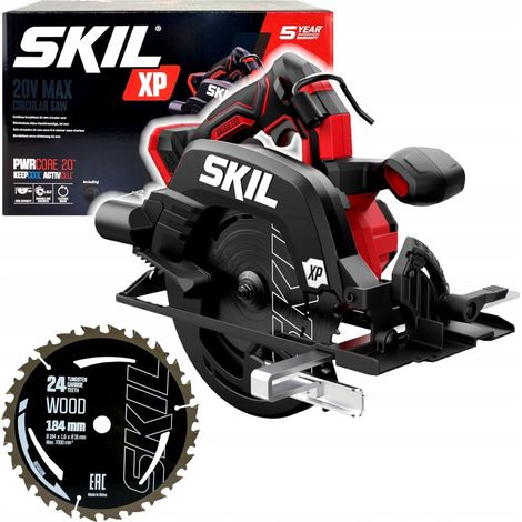 Skil 20V 3571 CA 184mm Akku-Kreissäge (Ohne Akku Karton)