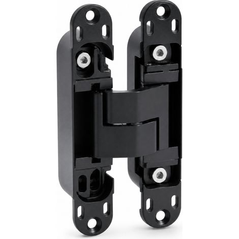 Charnière Invisible 3D Réglable pour Porte Pliante Noire 115 mm (1/5)