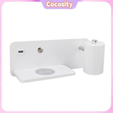 Cocosity applique de chevet Applique murale LED avec Interface USB, sans fil, luminaire luminaire applique à droite (1/5)