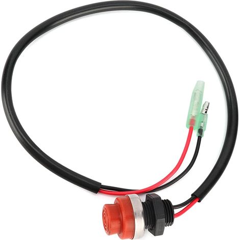 Interrupteur à Bouton-poussoir Durable et étanche, Interrupteur D'arrêt de Démarrage pour Bateau Marin, Yacht, Hors-bord, Matériau ABS (1/5)
