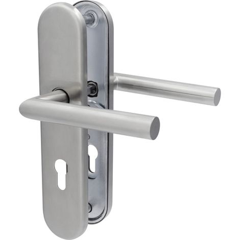 Alpertec Schutzbeschlag Security Moskau Drücker/Drücker 92mm Türbeschläge