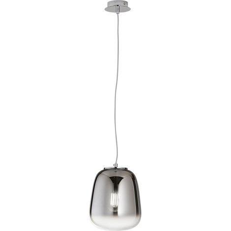 "Lampada da tavolo SMOKE in vetro grigio gumè 20 cm." (1/2)