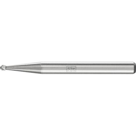 PFERD TOOLS Hartmetall Frässtift Kugel KUD Ø 1,5x1 mm Schaft-Ø 3 mm Z3P universal mittel kreuzverzahnt (1/4)