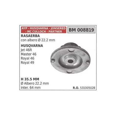 Supporto mozzo portalama rasaerba tagliaerba Jet 45R HUSQVARNA 008819