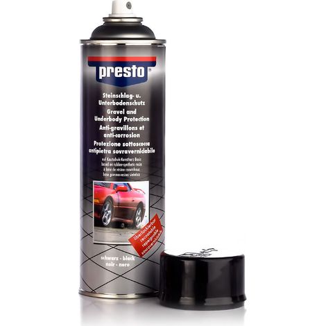 Spray protettivo per carrozzeria nera PRESTO (1/3)