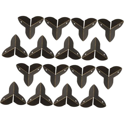 Protège-coins décoratifs, bois, pour coffrets et décoration (1/5)