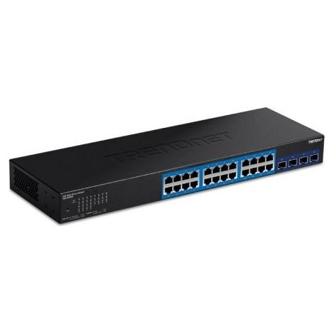 Switch Gestionable TRENDnet TEG-30284 28 Puertos/ RJ-45 Gigabit 10/100/1000/ SFP