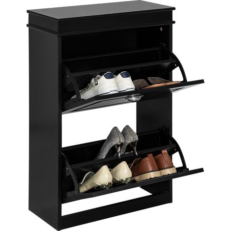 Zapatero con 2 Puertas Organizador para Zapatos 53 x 24 x 82 cm FSR78-SCH SoBuy ES (1/5)