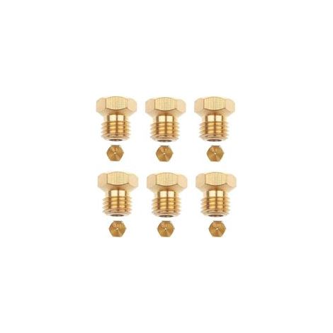 6 Pices Gicleur Butane Universels, Brleurs Gaz Naturel pour Plaque de Cuisson GPL, Jets, Buses et Injecteurs (0,5, 0,7, 0,87, 0,65, 0,9, 0,96) (1/4)