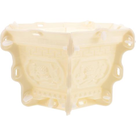 Moule Plastique Épais pour Pots de Fleurs DIY Moule Hexagonal pour Fabrication de Jardinières et Bonsaïs Modèle pour Décoration Maison et Jardin (1/5)