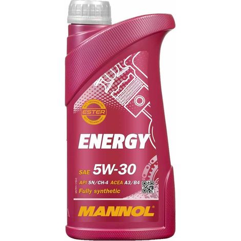 ACEITE PARA MOTOR DE COCHE MANNOL 5W30 ENERGY 1 LITRO (7511) (SINTÉTICO) (1/2)