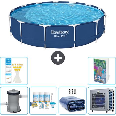 Bestway Piscina Bestway Steel Pro Rotonda - 396x84 cm - 7-pezzi  S302 (1/5)