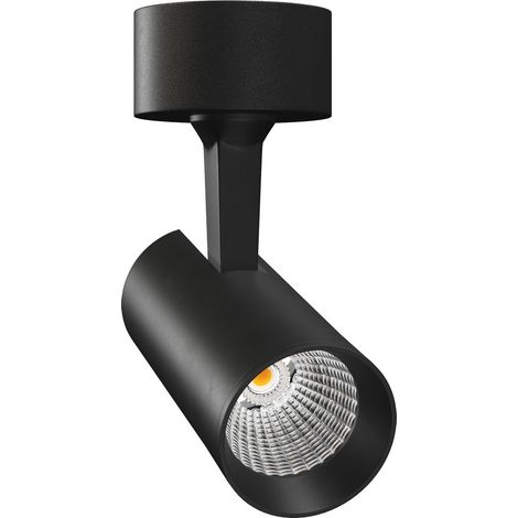 Projecteur Led Orientable Picolo Base 9,5W Noir Mat - Optiques Interchangeables 15°/38°/60° - Cct 2700K/3200K/4000K - Beneito & Faure (1/5)