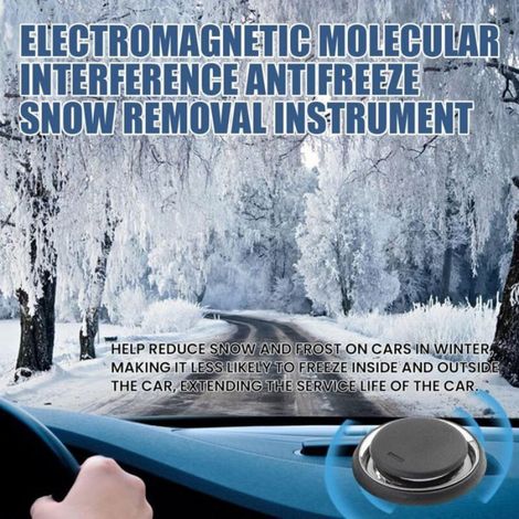 Dispositif De Déneigement - Technologie Électromagnétique Anti-Glace - Pour Voiture Maison Bureau - 1 Pièce (1/4)