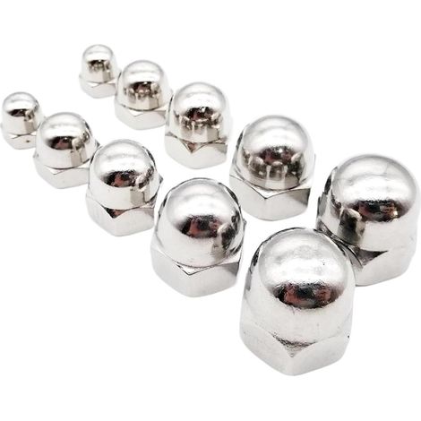1/50 pièces M3 M4 M5 M6 M8 M10 M12 M14 M16 304 A2-70 Acier (1/5)