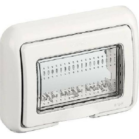 BTICINO 25603B - Coperchio 3 posti per MAGIC, MATIX - bianco