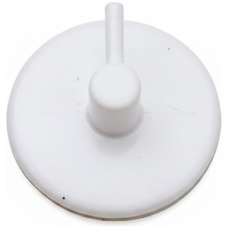 GANCIO PER BRIS BRIS TONDO IN METALLO- - colore bianco - 100 pezzi