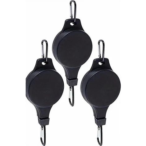 Poulie réglable pour suspension de plantes - Roue rétractable pour plantes suspendues (1/5)