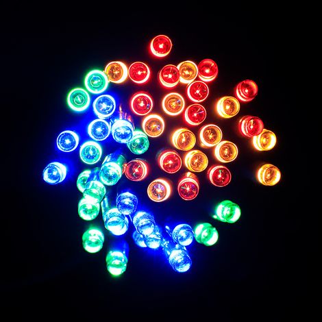 Via di fuga a energia solare e a funzionamento elettrico, dotata di 200 luci LED multicolore (lunga 22 metri). (1/5)