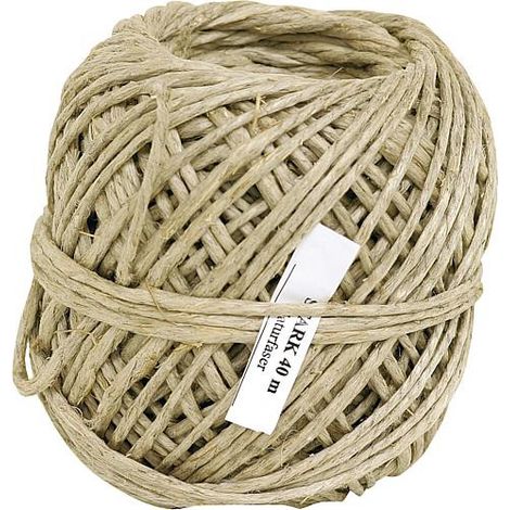 Ficelle plate epaisse L : 40 m, diam. 2,0 mm (1/2)