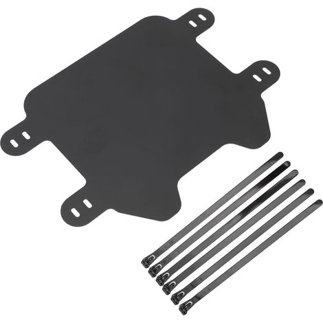Portatarga anteriore per moto, nero opaco, facile da installare, ricambio per targa SUR-RON Light Bee S X. (1/5)