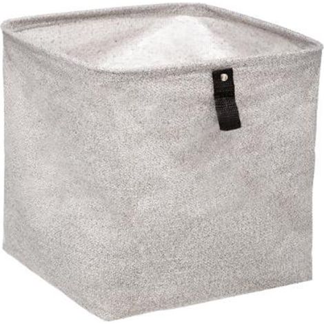 Boîte de Rangement Déco Loop 31x31cm Gris