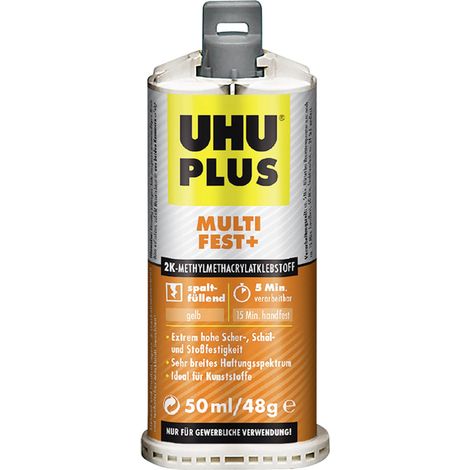 UHU Plus MULTIFEST+, 50 ml, Doppelkammerkartusche