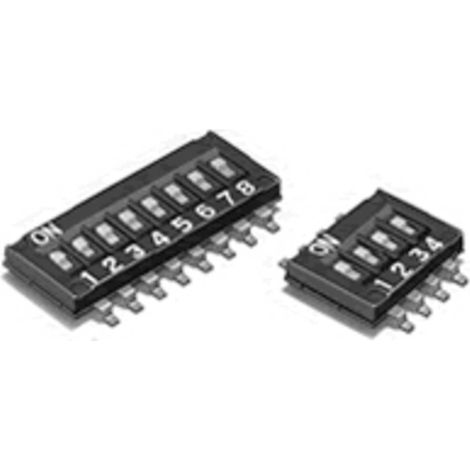 Omron A6H-6101 Interrupteur DIP Nombre de pôles 6 CMS 1 pc(s) Bag (1/3)