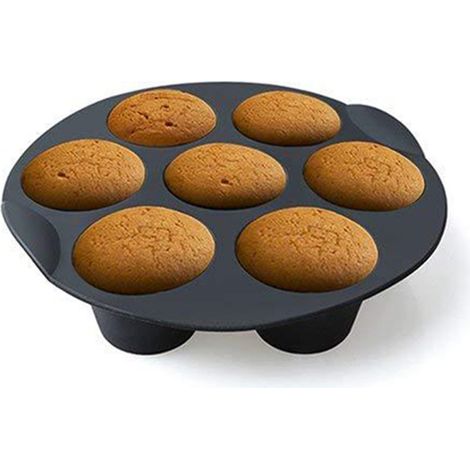 Set mit 10 Zubehörteilen für 3,2-5,8-Liter-Heißluftfritteusen, Backofen-Kochset, 20 cm, inklusive Beutel (wie abgebildet) (1/5)