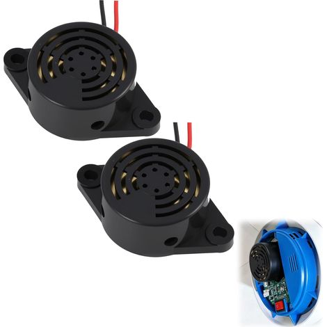 30 pièces Buzzer Alarme électronique bip sonore DC 3V 12V 24V, avertisseur sonore Puissant 100 DB, générateur de Signal continu pour Applications industrielles, sécurité et projets DIY (1/5)