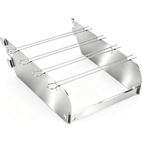 Primezone Windschutz für Rösle Videro G2-S/G3-S/G4-S/G6-S – Mit 4 Edelstahlspießen – Wind- und Spritzschutz – Edelstahlspießhalter (1/5)