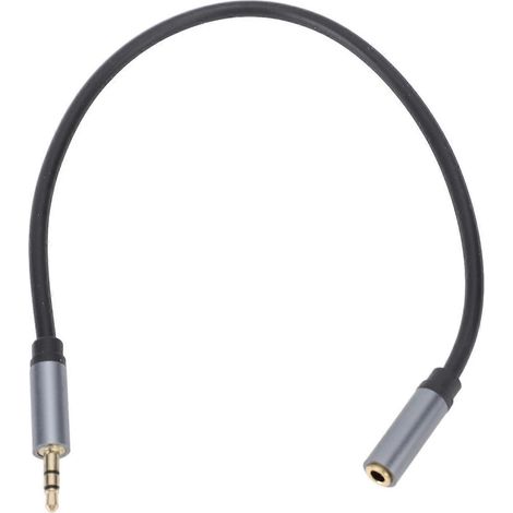Câble d'extension pour casque audio, prise jack 3,5 mm vers prise jack, compatible avec les smartphones (1/4)