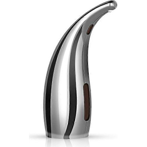 Distributeur de savon liquide automatique 300 ml avec capteur intelligent pour la cuisine et la salle de bain - Accessoires pour la maison - Argent