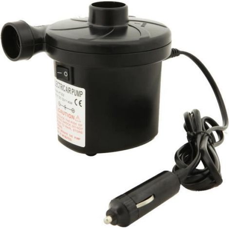 Gonfleur Dégonfleur Électrique - 220V Et 12V - Pour Piscine Bateau Gonflable Matelas Pneumatique - 40W 5000-6000 Pa - 10x9,7x12,5 Cm - 1 Pièce (1/4)