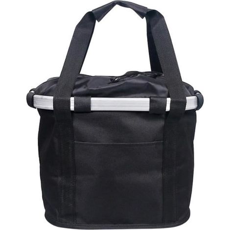 Panier de vélo pliant petit animal de compagnie chat chien transporteur avant vélo guidon panier rapide installation facile sac (1/4)
