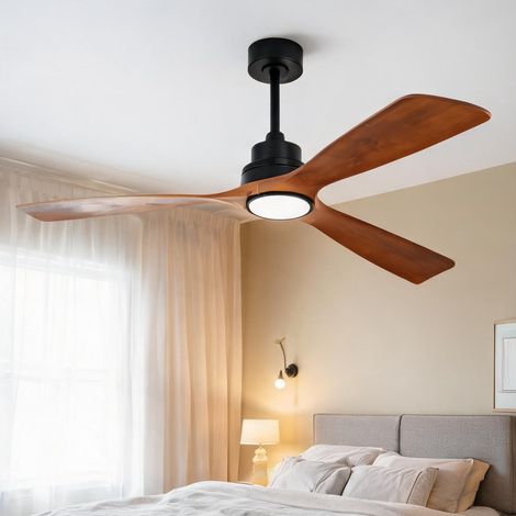 Ventilateur de plafond 152 cm avec éclairage LED télécommande (1/5)