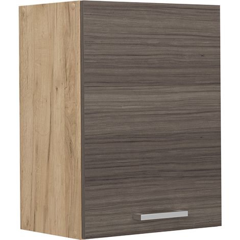 Pensile da cucina R-Line, Grigio nobile, 45 cm, Vicco
